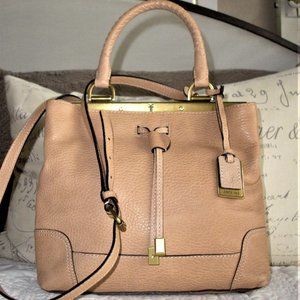 Frye Fay Small Frame Leather Satchel Crossbody